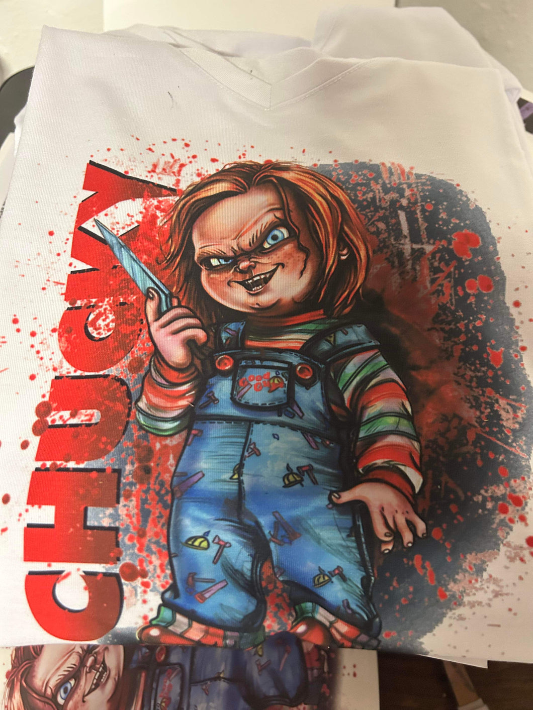 Chucky custom print Graphic T-shirt